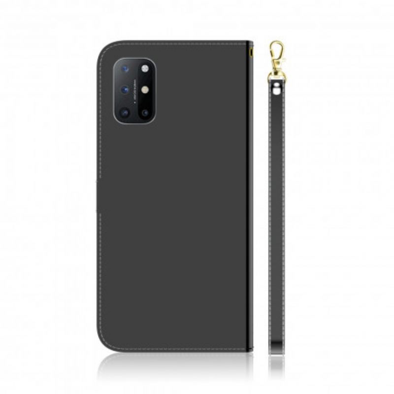 Θήκη Flip OnePlus 8T Κάλυμμα Καθρέφτη Από Συνθετικό Δέρμα