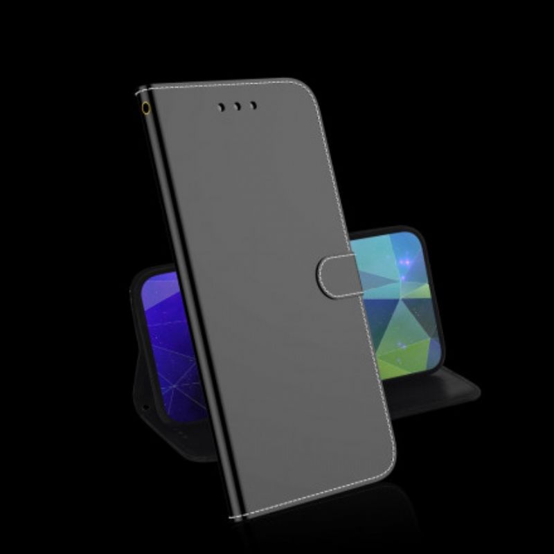 Θήκη Flip OnePlus 8T Κάλυμμα Καθρέφτη Από Συνθετικό Δέρμα
