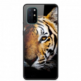 Θήκη OnePlus 8T Ρεαλιστικό Tiger Tempered Glass