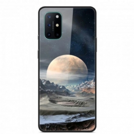 Θήκη OnePlus 8T Space Moon Tempered Glass