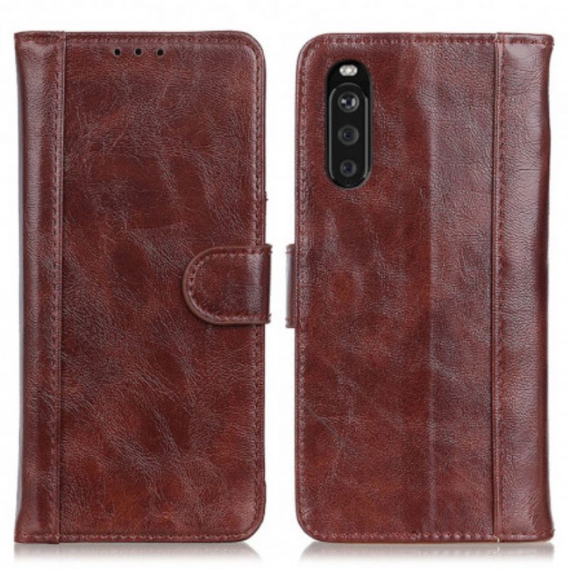 Κάλυμμα Sony Xperia 10 III Patent Split Leather