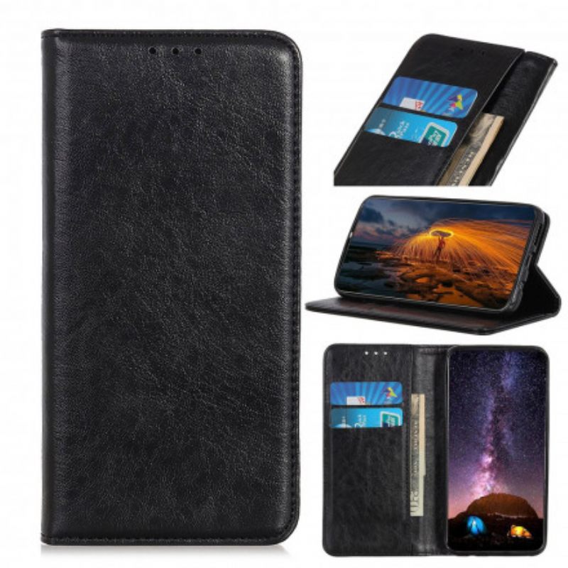 θηκη κινητου Sony Xperia 10 III Θήκη Flip Σχιστό Δέρμα Με Υφή