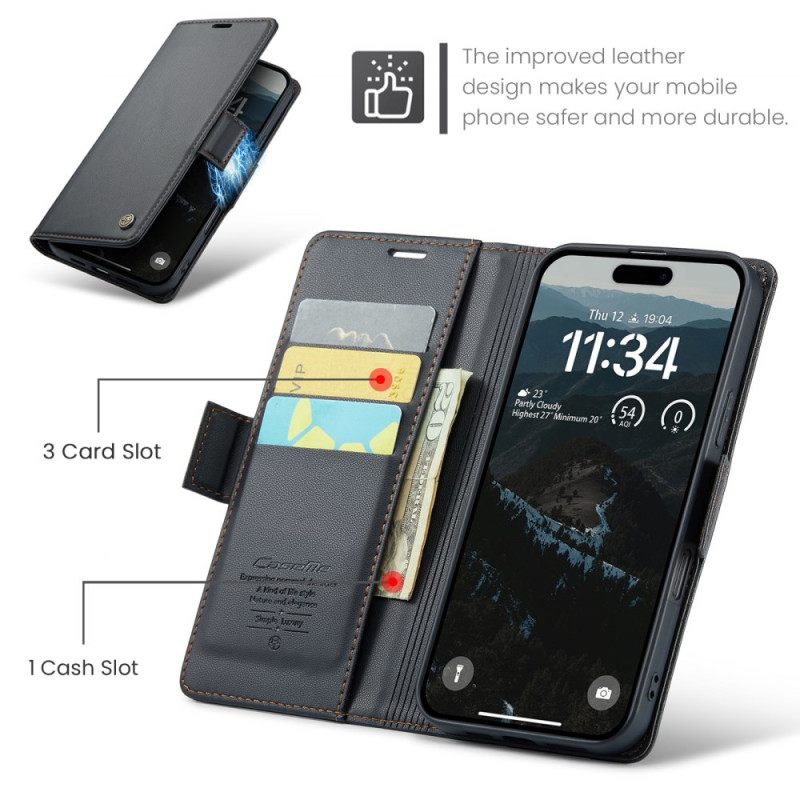 Δερματινη Θηκη iPhone 17 Pro Max Caseme Σιλικόνης