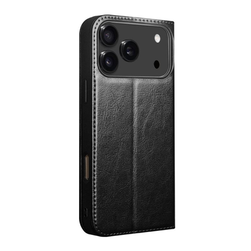 Δερματινη Θηκη iPhone 17 Pro Max Δέρμα Qialino Σιλικόνης