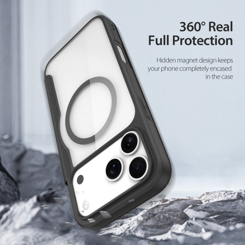 Δερματινη Θηκη iPhone 17 Pro Max Δέρμα Συμβατό Με Magsafe Σειρά X Pro Dux Ducis Σιλικόνης