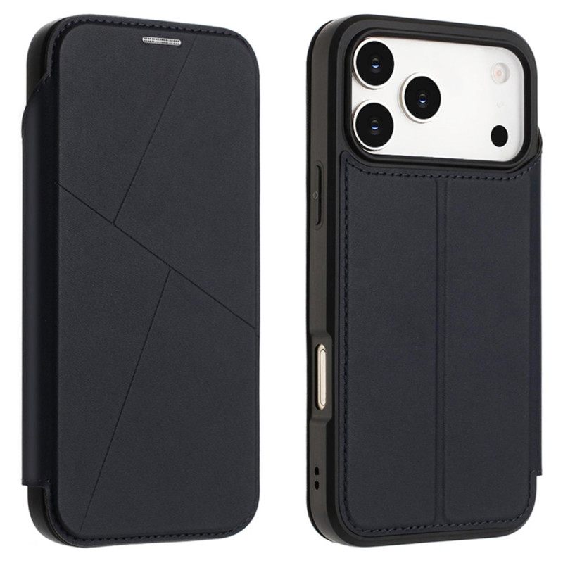 Δερματινη Θηκη iPhone 17 Pro Max Μαγνητικό Κλείσιμο Και Θήκη Κάρτας