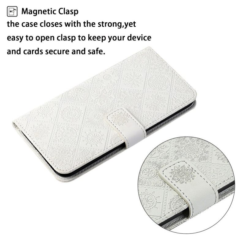 Δερματινη Θηκη iPhone 17 Pro Max Patchwork