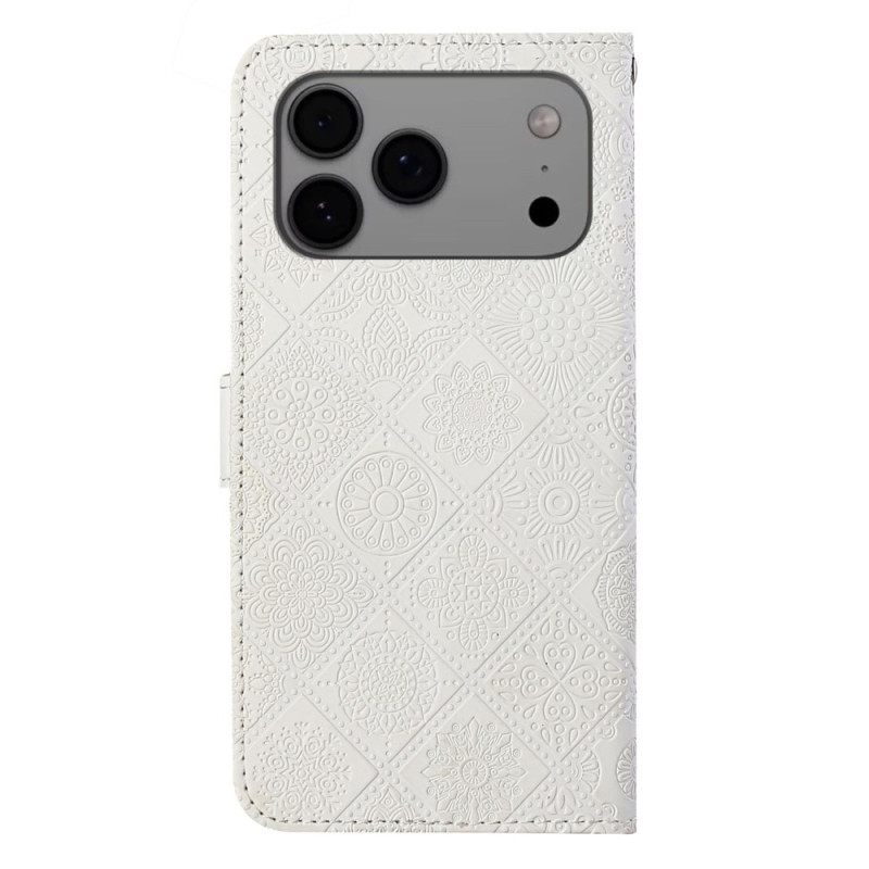 Δερματινη Θηκη iPhone 17 Pro Max Patchwork