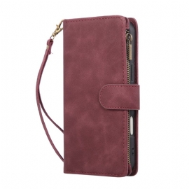 Δερματινη Θηκη iPhone 17 Pro Max Πορτοφόλι Με Εφέ Σουέτ