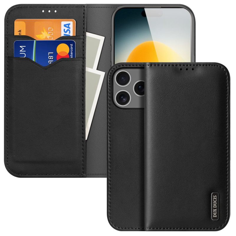 Δερματινη Θηκη iPhone 17 Pro Max Σειρά Dux Ducis Hivo Σιλικόνης
