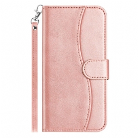 Δερματινη Θηκη iPhone 17 Pro Max Σχεδιασμός S Με Κορδόνι