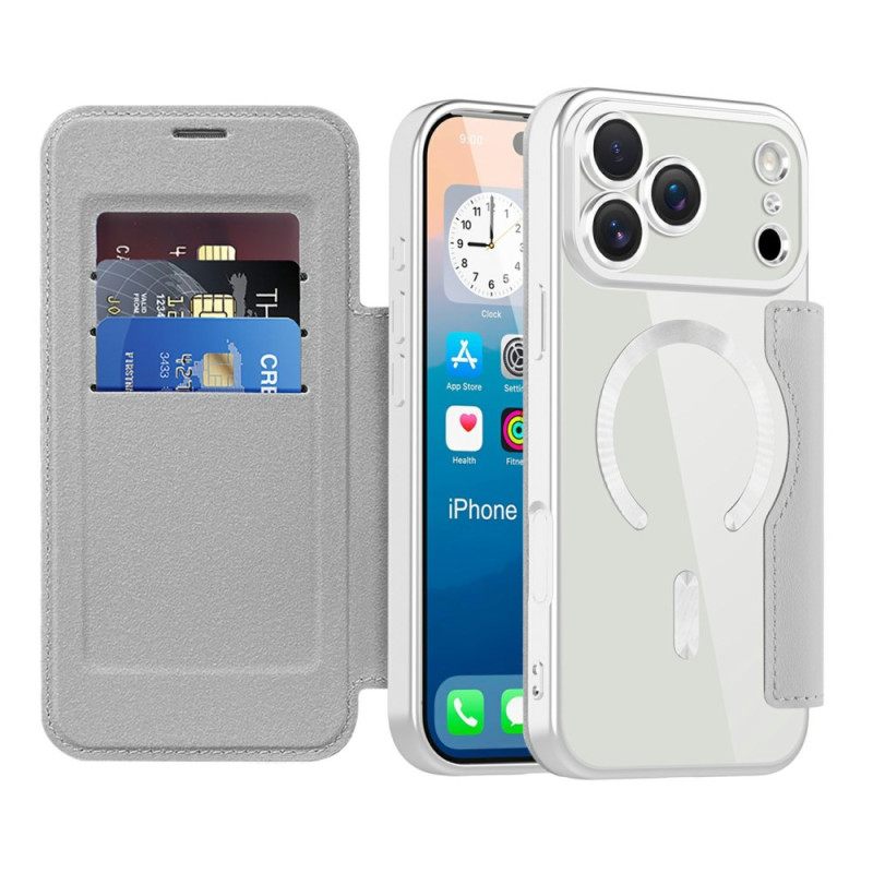 Δερματινη Θηκη iPhone 17 Pro Max Συμβατό Με Magsafe Καπιτονέ Σιλικόνης