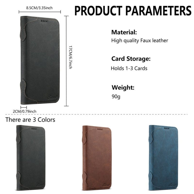 Δερματινη Θηκη iPhone 17 Pro Max Συμβατό Με Magsafe Premium Vintage