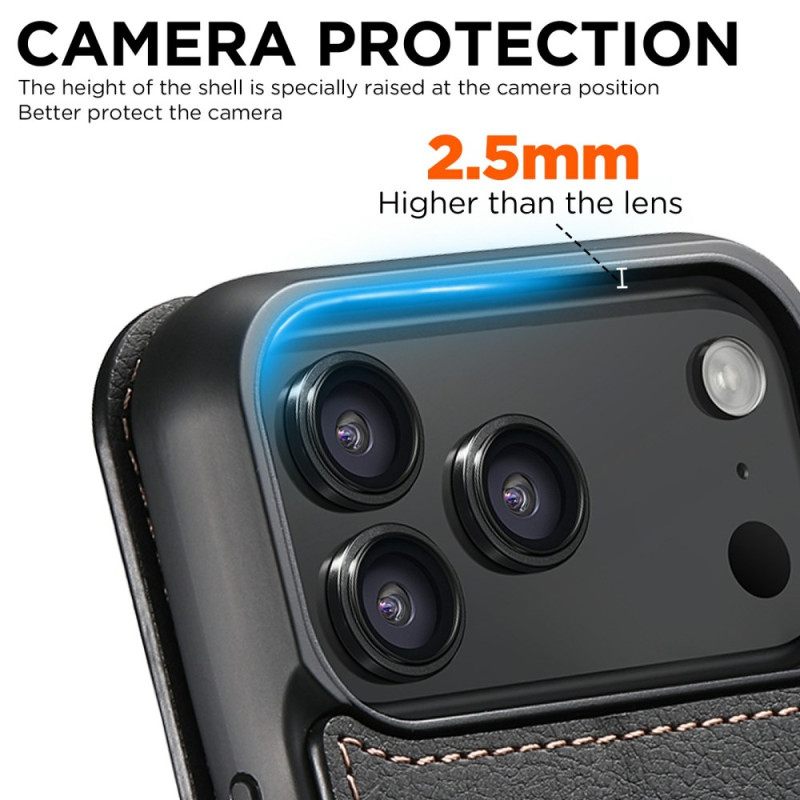 Δερματινη Θηκη iPhone 17 Pro Max Συμβατό Με Magsafe Suteni