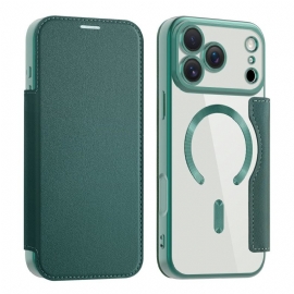 Δερματινη Θηκη iPhone 17 Pro Max Συμβατό Με Magsafe Με Θήκη Κάρτας Rfid