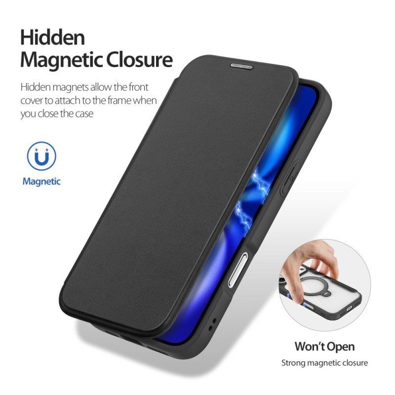 Δερματινη Θηκη iPhone 17 Pro Max Θήκες Κινητών Magsafe Με Δέρμα Σειρά X Pro Dux Ducis Βάση