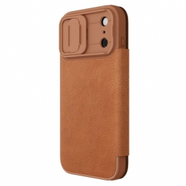 Δερματινη Θηκη iPhone 17 Pro Max Θήκες Κινητών Σειρά Qin Pro Nillkin