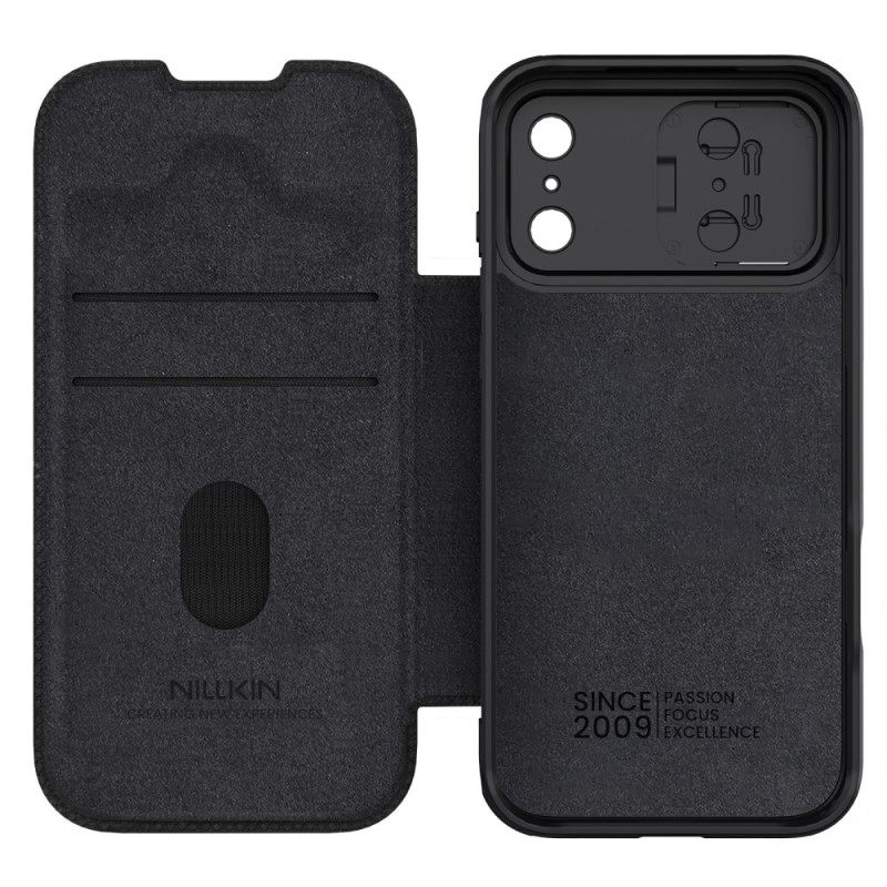 Δερματινη Θηκη iPhone 17 Pro Max Θήκες Κινητών Σειρά Qin Pro Nillkin