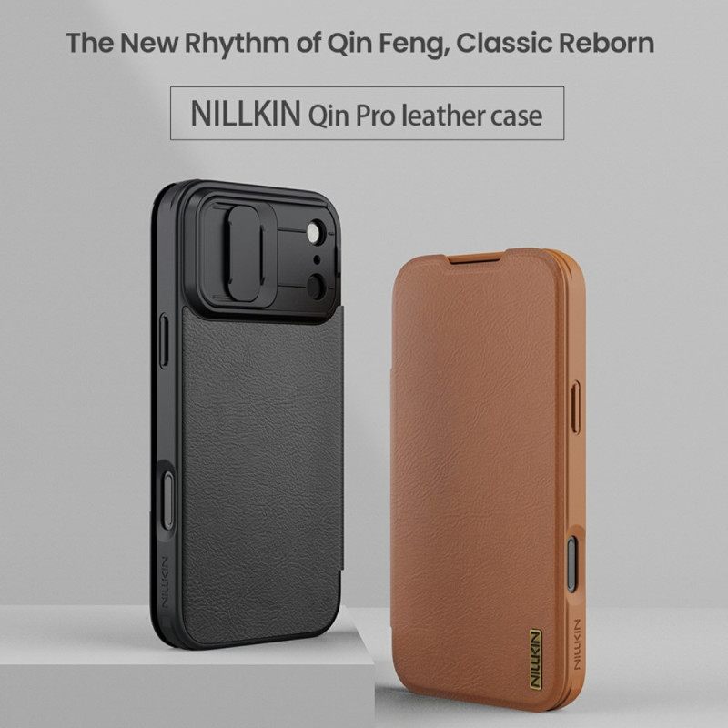 Δερματινη Θηκη iPhone 17 Pro Max Θήκες Κινητών Σειρά Qin Pro Nillkin
