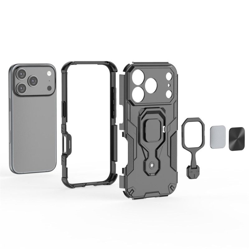 Κάλυμμα iPhone 17 Pro Max Ανθεκτικό Δαχτυλίδι