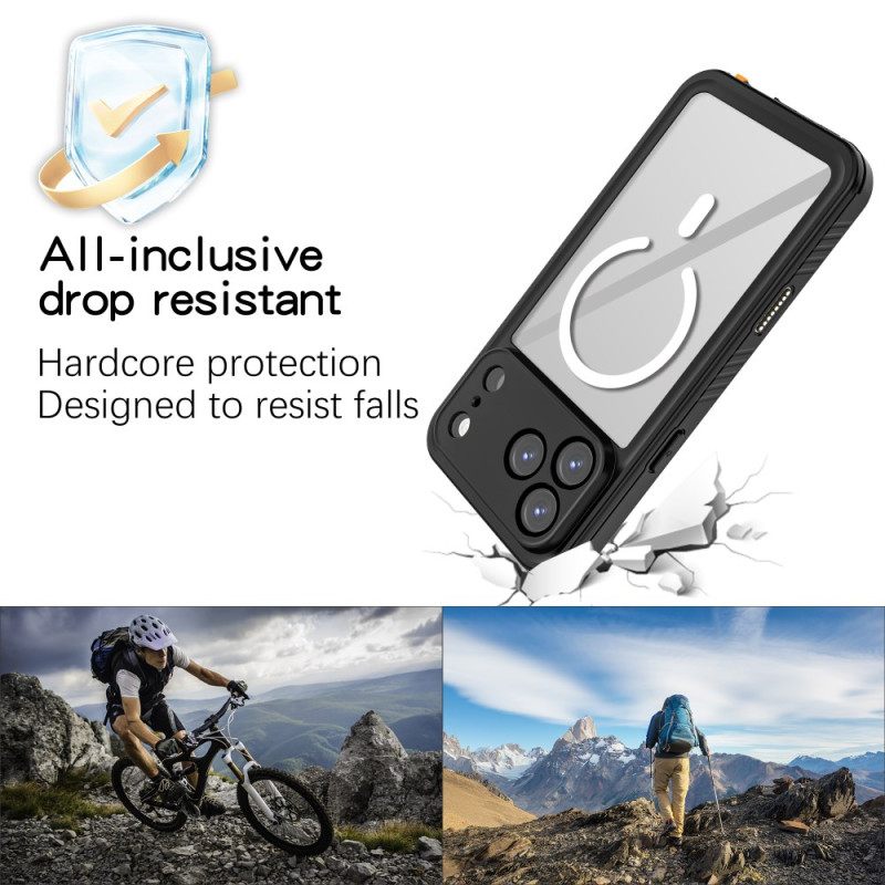 Κάλυμμα iPhone 17 Pro Max Διαφανής Συμβατή Με Magsafe Αδιάβροχη Ip68 Σιλικόνης