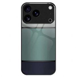 Κάλυμμα iPhone 17 Pro Max Δίχρωμο Σκληρυμένο Γυαλί