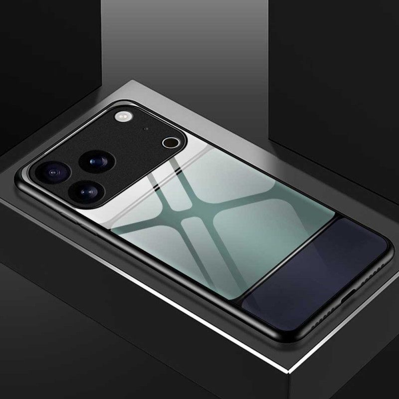 Κάλυμμα iPhone 17 Pro Max Δίχρωμο Σκληρυμένο Γυαλί
