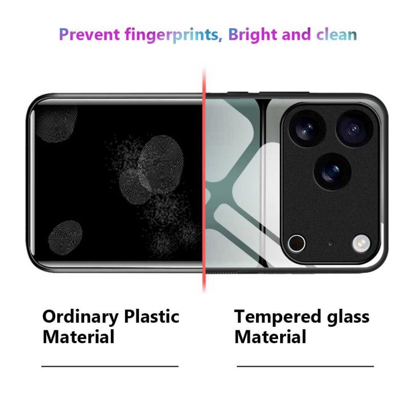 Κάλυμμα iPhone 17 Pro Max Δίχρωμο Σκληρυμένο Γυαλί