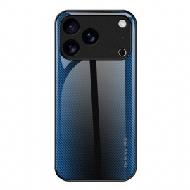 Κάλυμμα iPhone 17 Pro Max Γυαλί Ασφαλείας Από Ίνες Άνθρακα Σιλικόνης