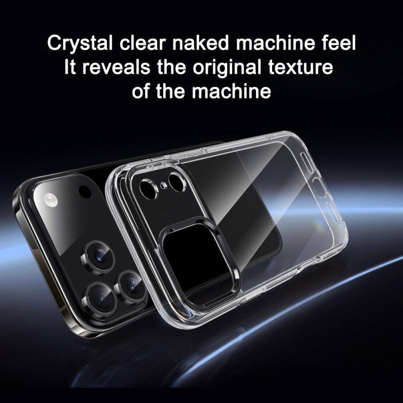 Κάλυμμα iPhone 17 Pro Max Ipaky Διαφανές Μεταλλικό Πλαίσιο Φακού