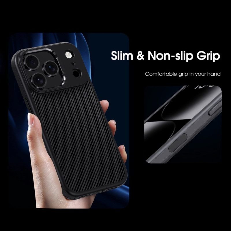 Κάλυμμα iPhone 17 Pro Max Ipaky Ίνες Άνθρακα