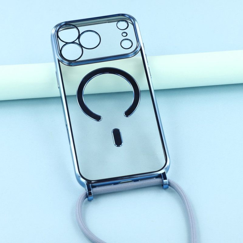 Κάλυμμα iPhone 17 Pro Max Καλώδιο Magsafe Διαφανές Σιλικόνης