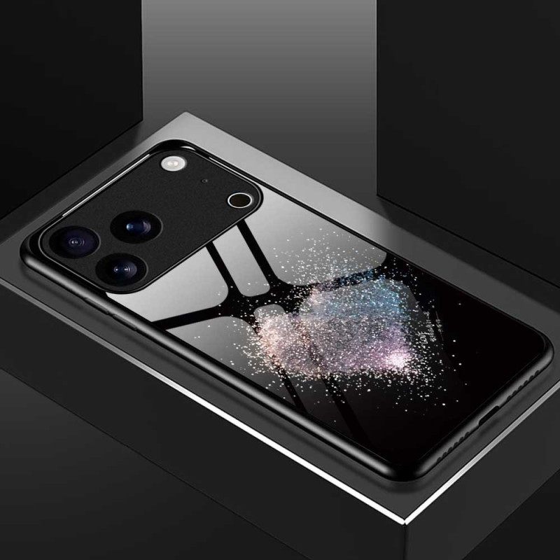 Κάλυμμα iPhone 17 Pro Max Καρδιά Από Σκληρυμένο Γυαλί