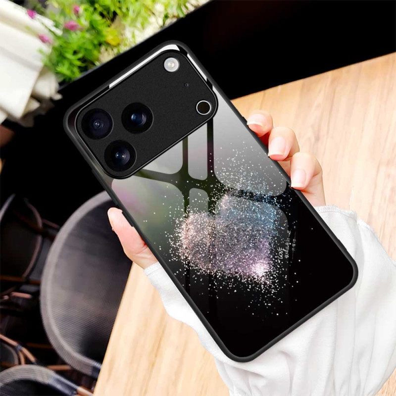 Κάλυμμα iPhone 17 Pro Max Καρδιά Από Σκληρυμένο Γυαλί