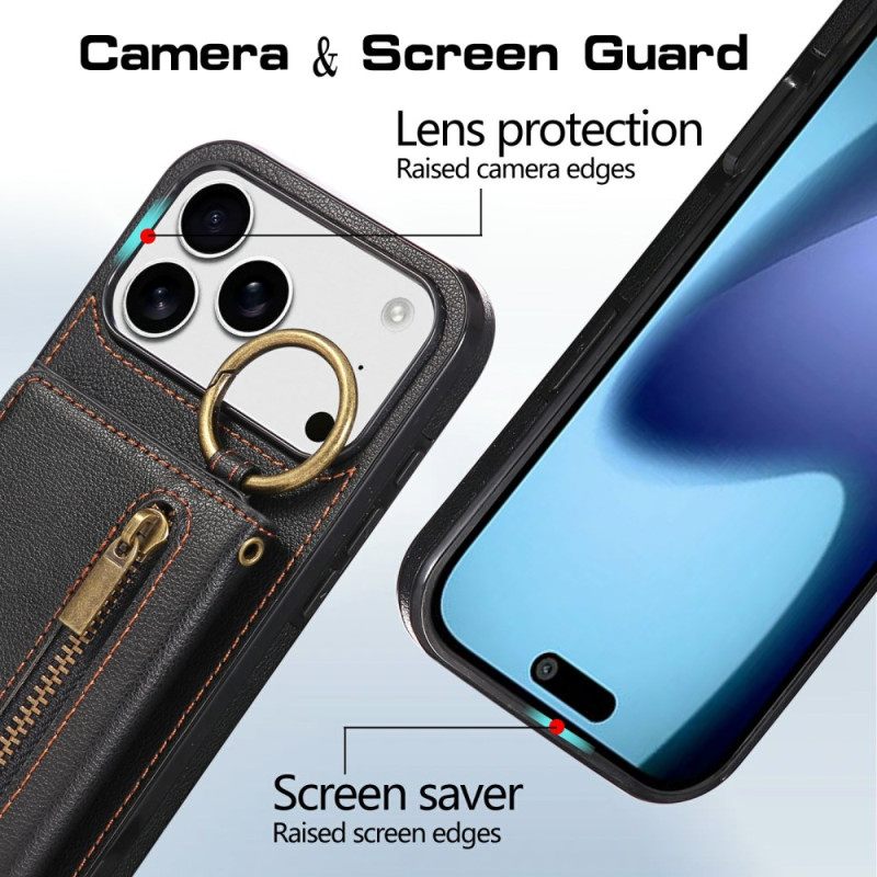 Κάλυμμα iPhone 17 Pro Max Πορτοφόλι Και Λουράκι Ώμου