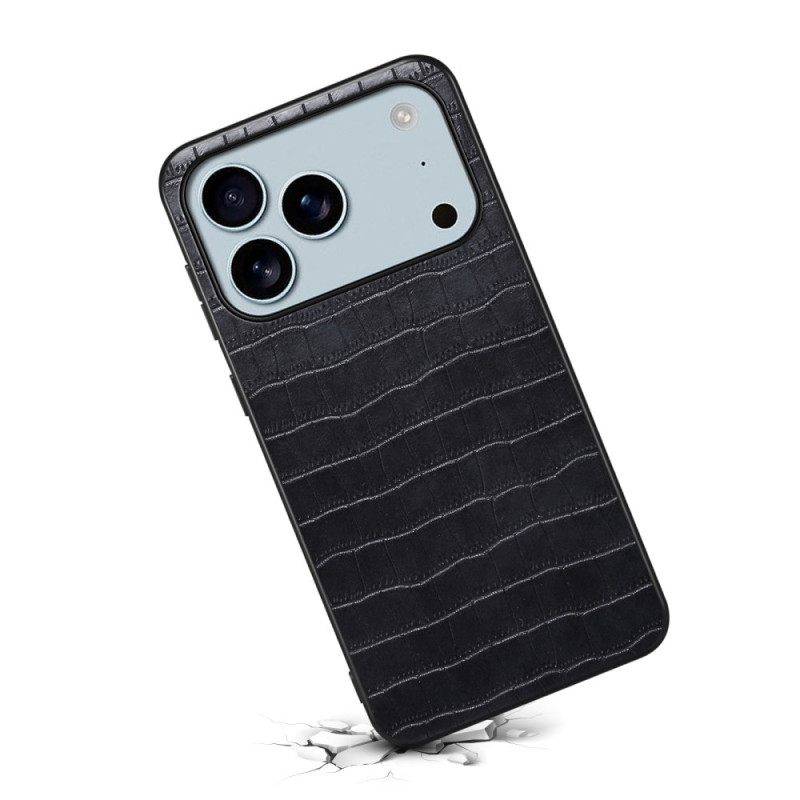 Κάλυμμα iPhone 17 Pro Max Στυλ Κροκόδειλου