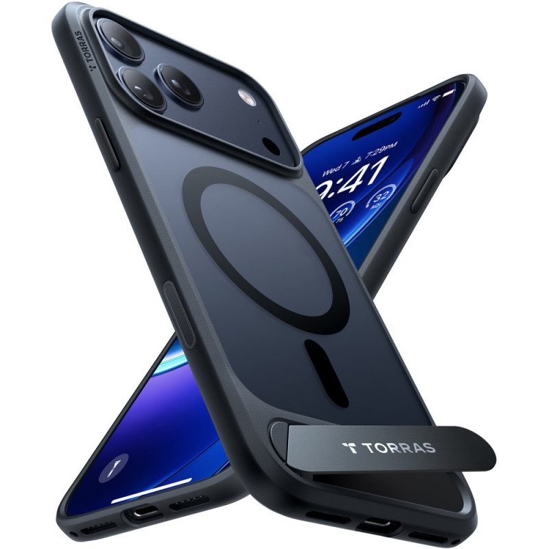 Κάλυμμα iPhone 17 Pro Max Σχεδιασμός Magsafe Premium Με Ενσωματωμένη Βάση