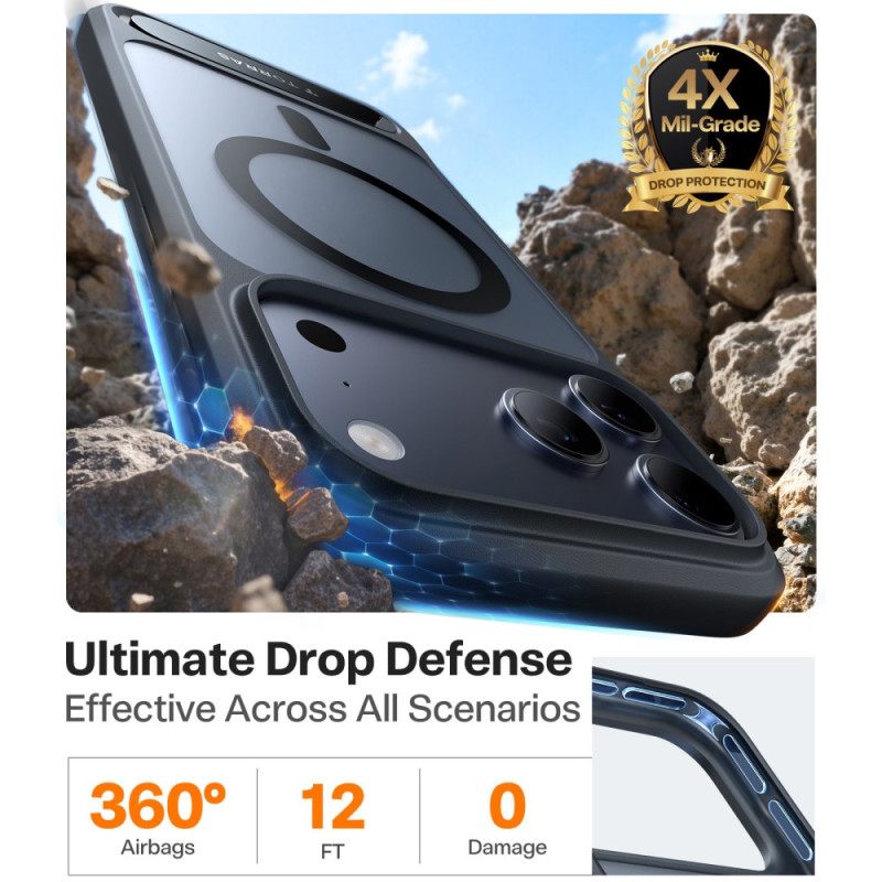 Κάλυμμα iPhone 17 Pro Max Σχεδιασμός Magsafe Premium Με Ενσωματωμένη Βάση