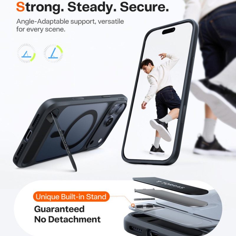 Κάλυμμα iPhone 17 Pro Max Σχεδιασμός Magsafe Premium Με Ενσωματωμένη Βάση