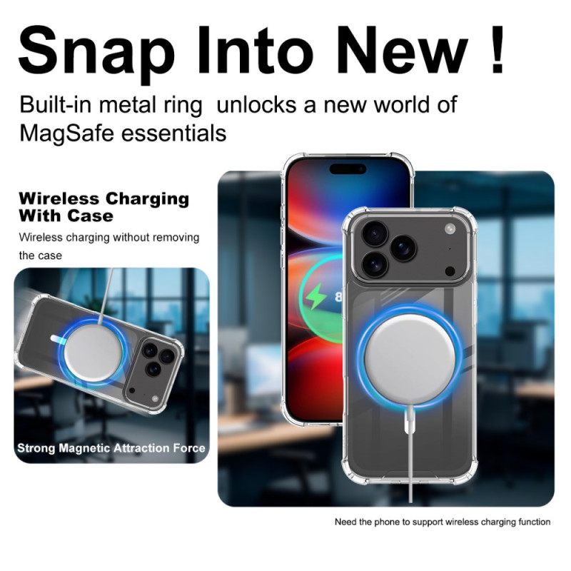 Κάλυμμα iPhone 17 Pro Max Συμβατό Με Magsafe Διαφανές Imak