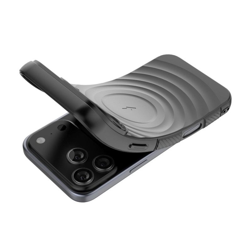 Κάλυμμα iPhone 17 Pro Max Συμβατό Με Magsafe Με Κυματοειδές Μοτίβο