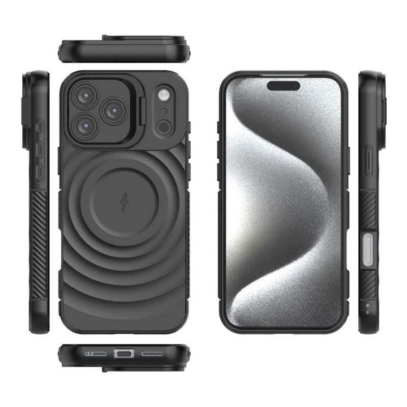 Κάλυμμα iPhone 17 Pro Max Συμβατό Με Magsafe Με Κυματοειδές Μοτίβο
