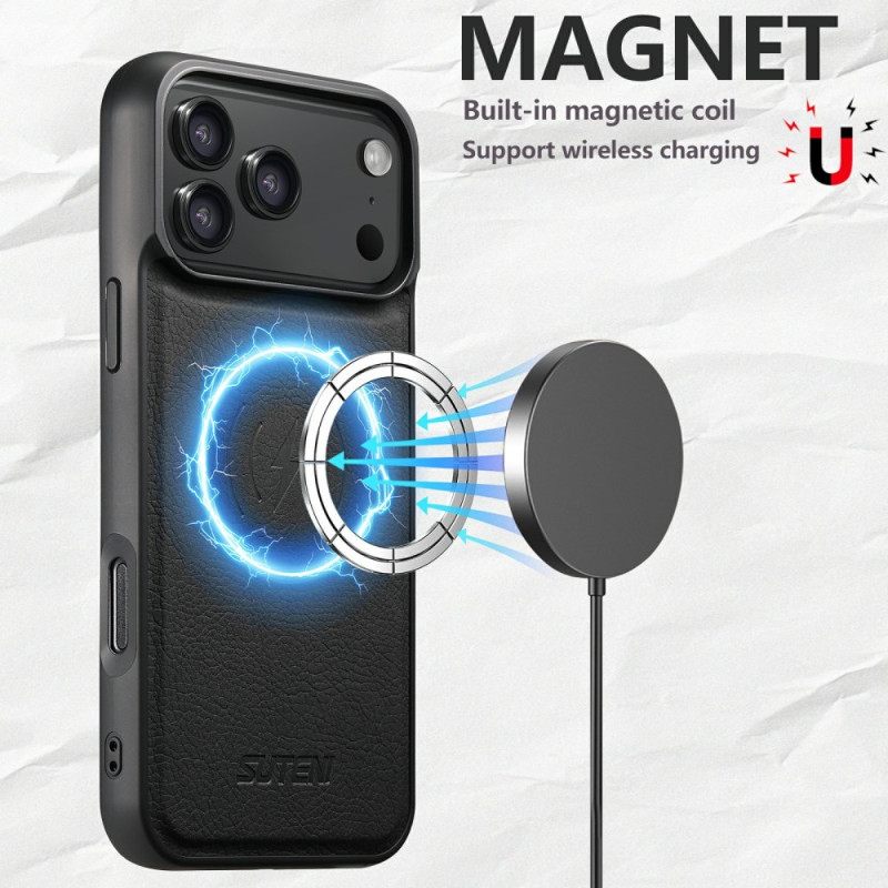 Κάλυμμα iPhone 17 Pro Max Συμβατό Με Magsafe Suteni Σιλικόνης