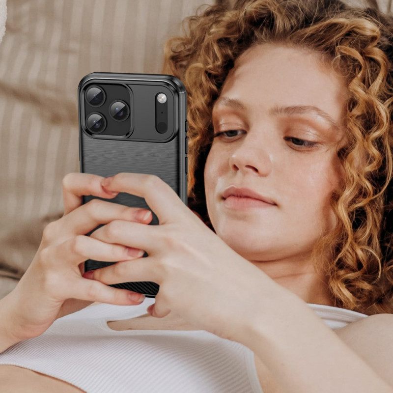 Κάλυμμα iPhone 17 Pro Max Θήκες Κινητών Βουρτσισμένο Ανθρακονήματα