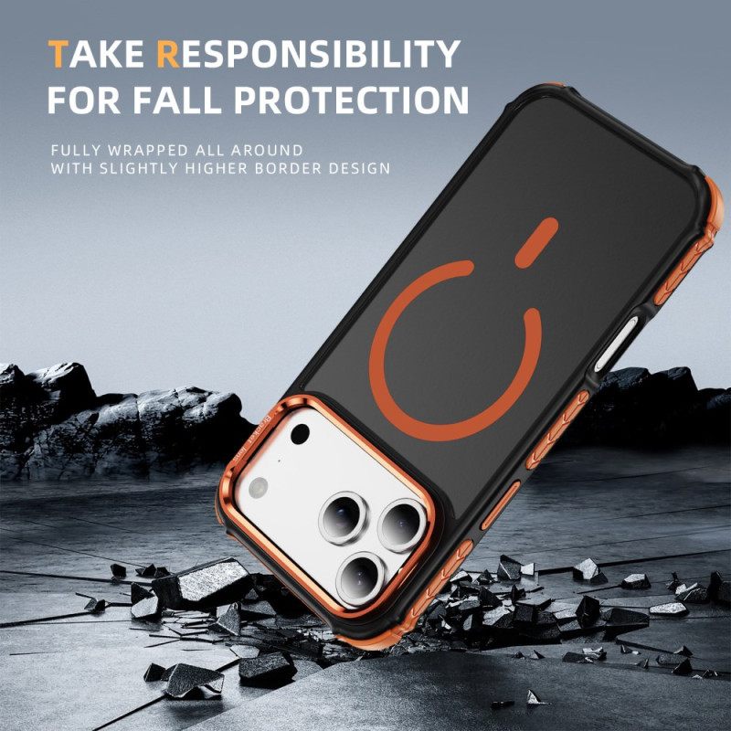 Κάλυμμα iPhone 17 Pro Max Θήκες Κινητών Συμβατή Βάση Φακού Magsafe Σε Μαύρο Χρώμα