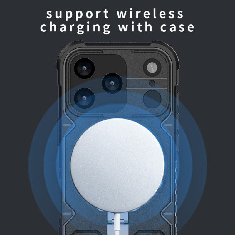 Κάλυμμα iPhone 17 Pro Max Θήκες Κινητών Συμβατό Με Magsafe Με Βάση Και Λουράκι Καρπού