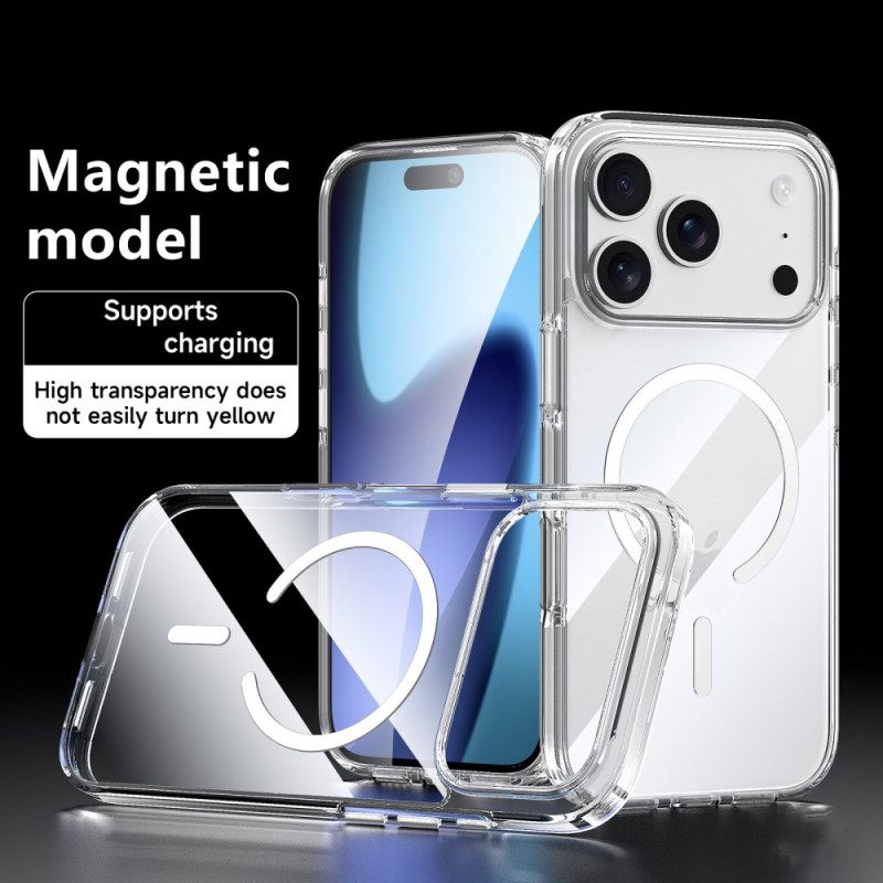 Κάλυμμα iPhone 17 Pro Max Θήκες Κινητών Συμβατό Με Magsafe Διαφανές