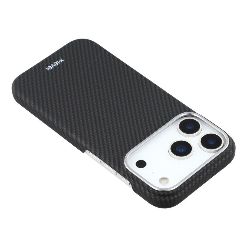 Κάλυμμα iPhone 17 Pro Max X-level Υφή Άνθρακα Σιλικόνης