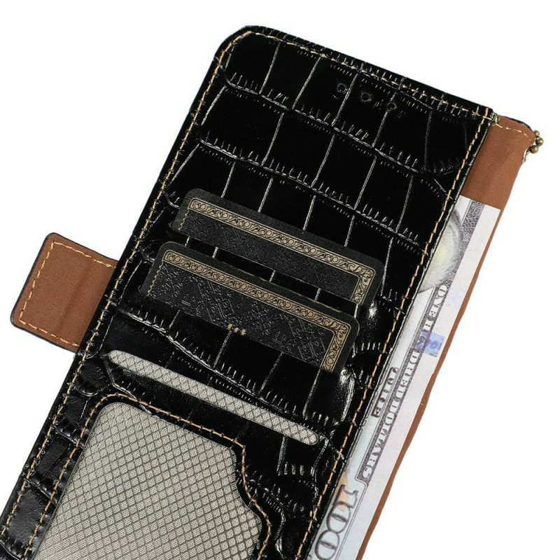 Θηκη Κινητου iPhone 17 Pro Max Θήκες Κινητών Δέρμα Με Υφή Κροκόδειλου