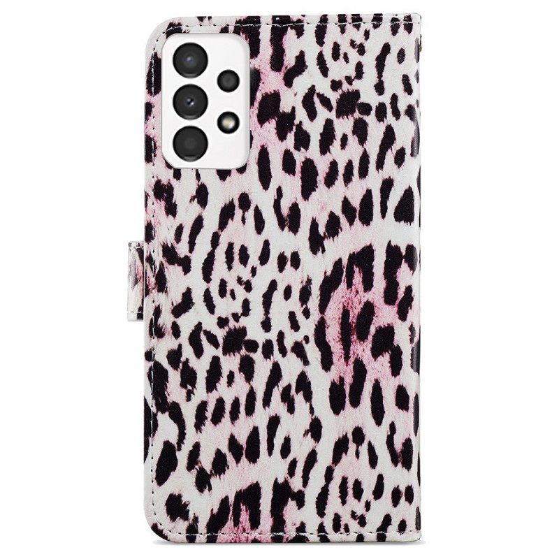 δερματινη θηκη Samsung Galaxy A13 Leopard Print